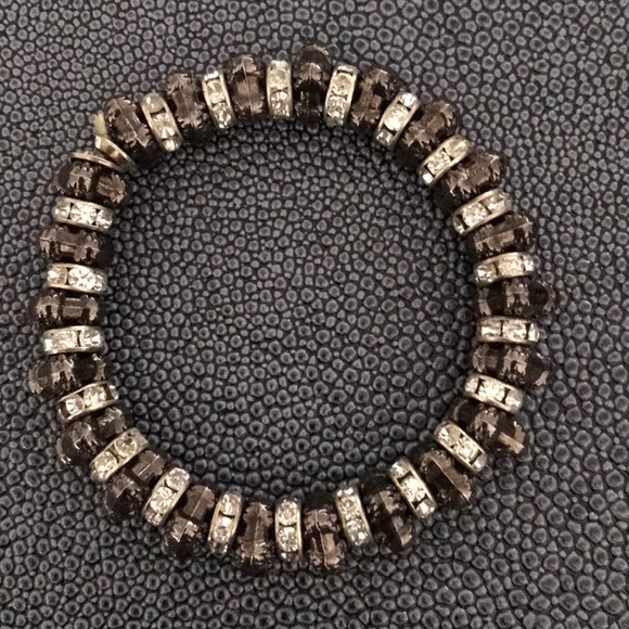 STONE & RHINESTONE STRETCH BRACELET - Picture 6 of 6